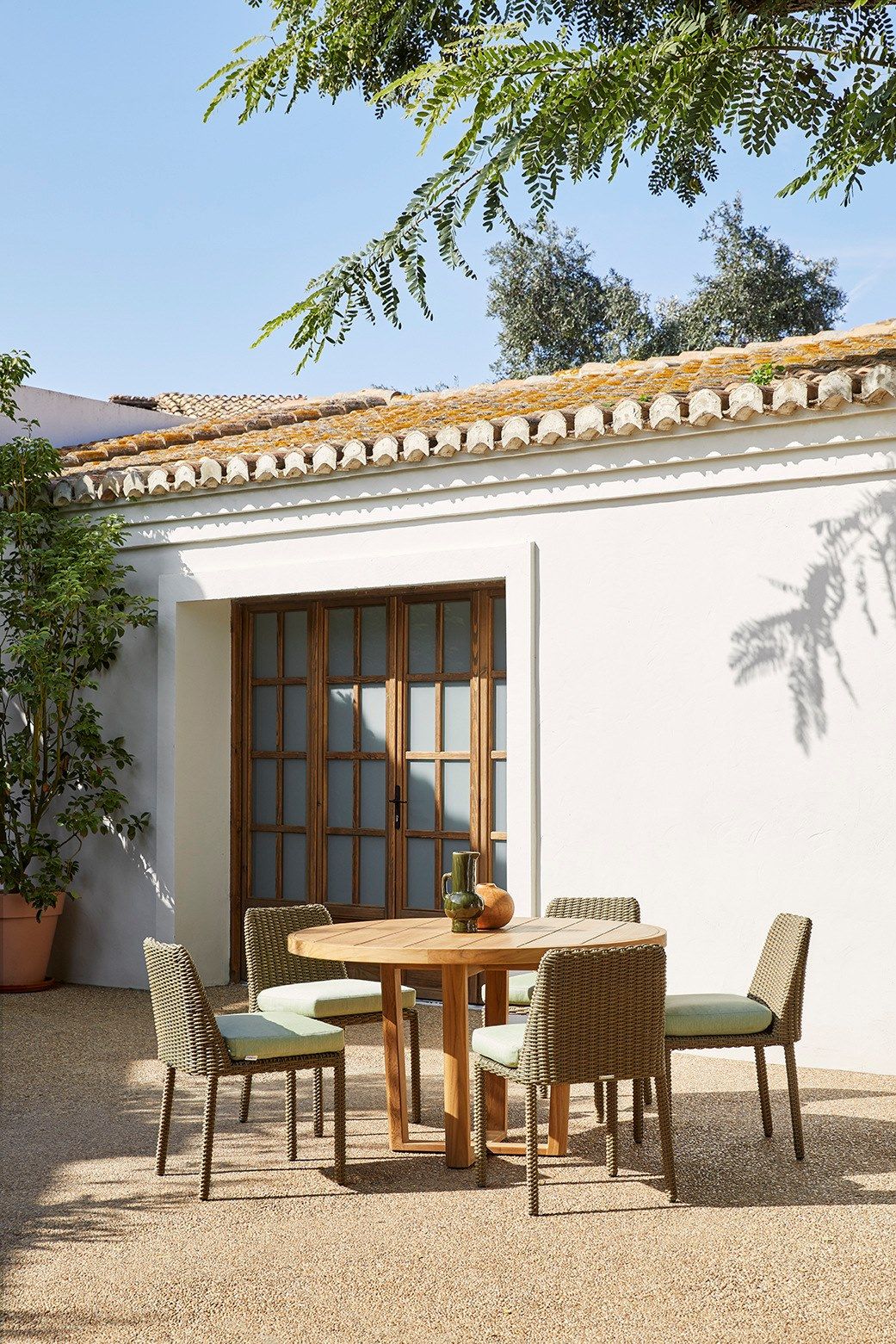 Круглый стол из тикового дерева POINT Heritage ARCH-00153262 - Вид №2