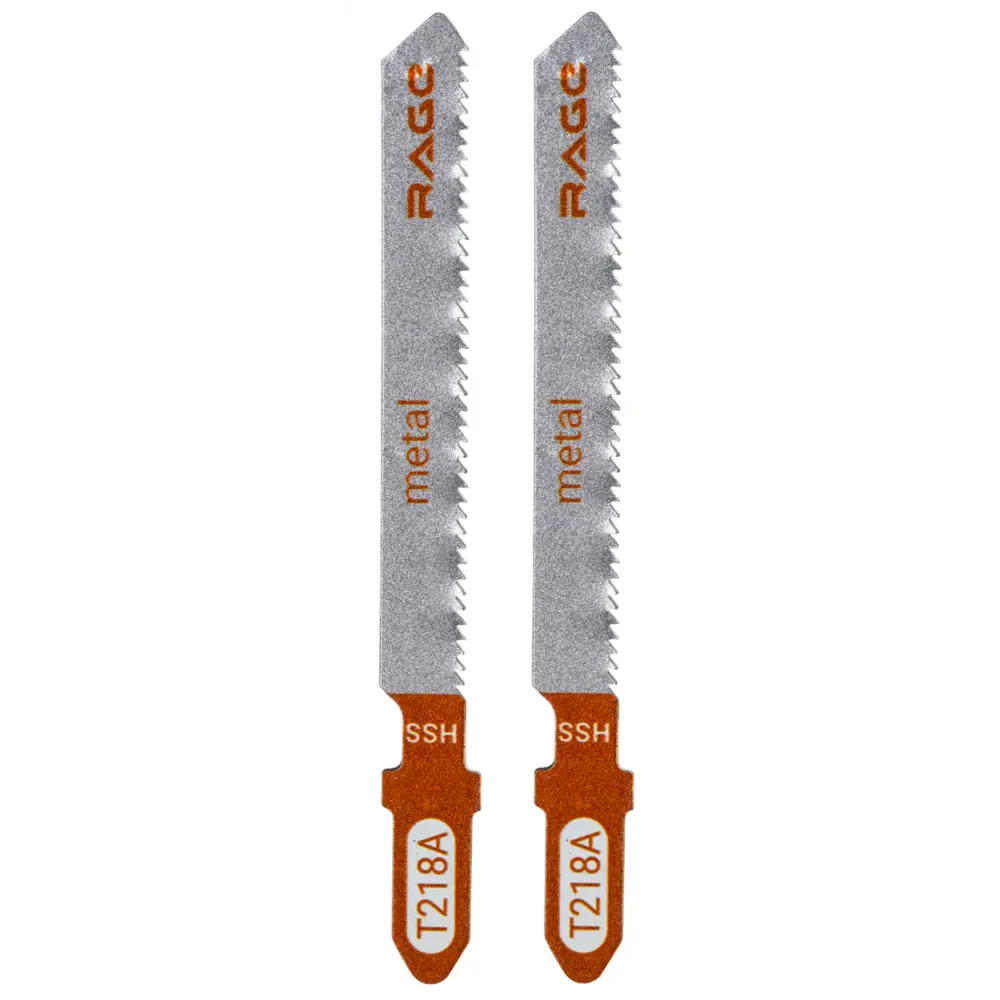Пилка для электролобзика по стали Rage T218A чистый рез, 2 шт STLM-2171622