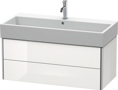 XS419600707 XSquare Тумбочка подвесная Бетонно-серый матовый декор Duravit - Вид №2