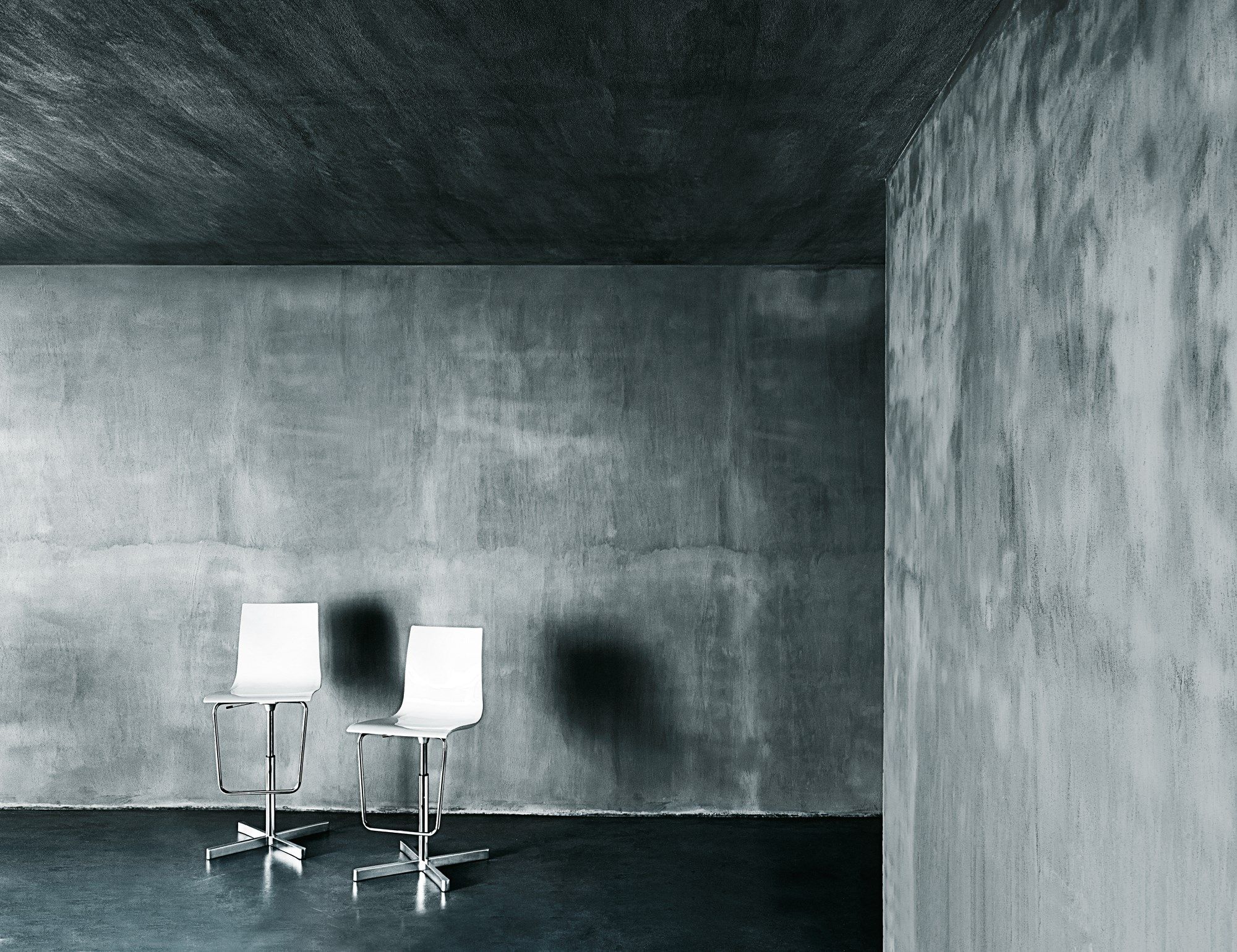 Акриловый спиц поворотный стул со спинкой Desalto WOK ARCH-00000534 - Вид №2