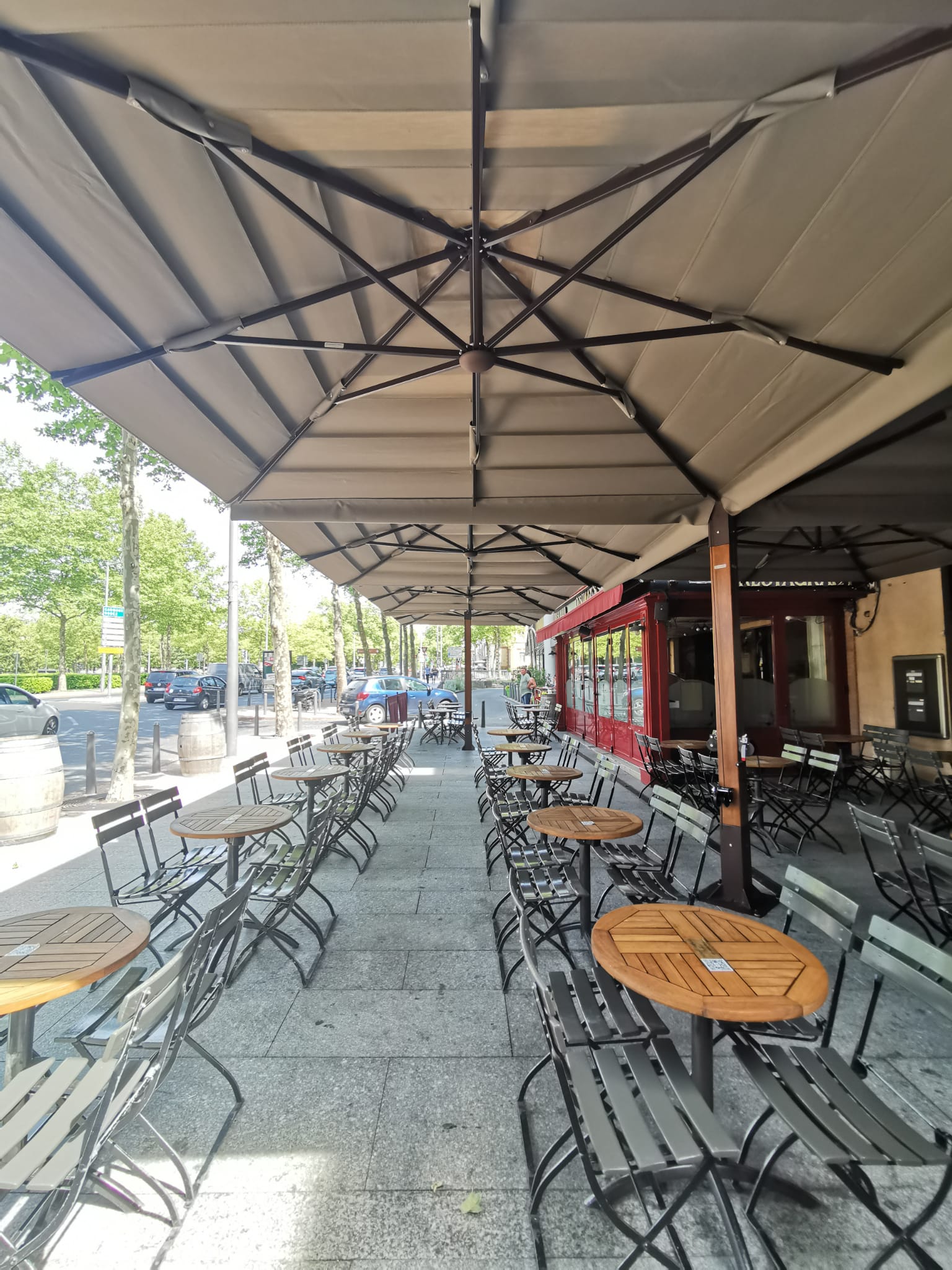 Зонтик в ироко Gardenart QUADRIFOGLIO ARCH-00146993 - Вид №3