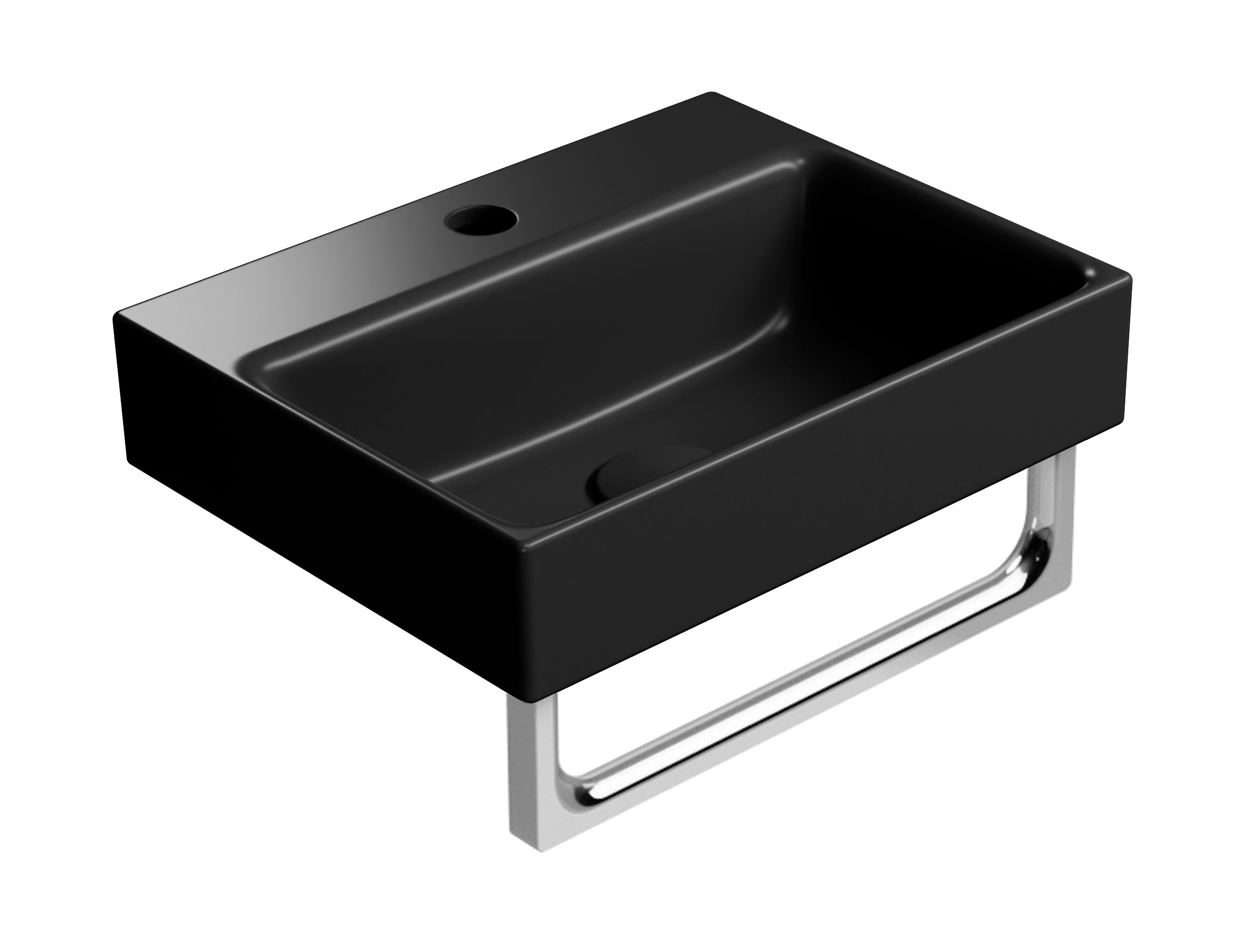 Керамическая прямоугольная подвесная встраиваемая раковина GSI ceramica Color Elements ARCH-00035552 - Вид №8