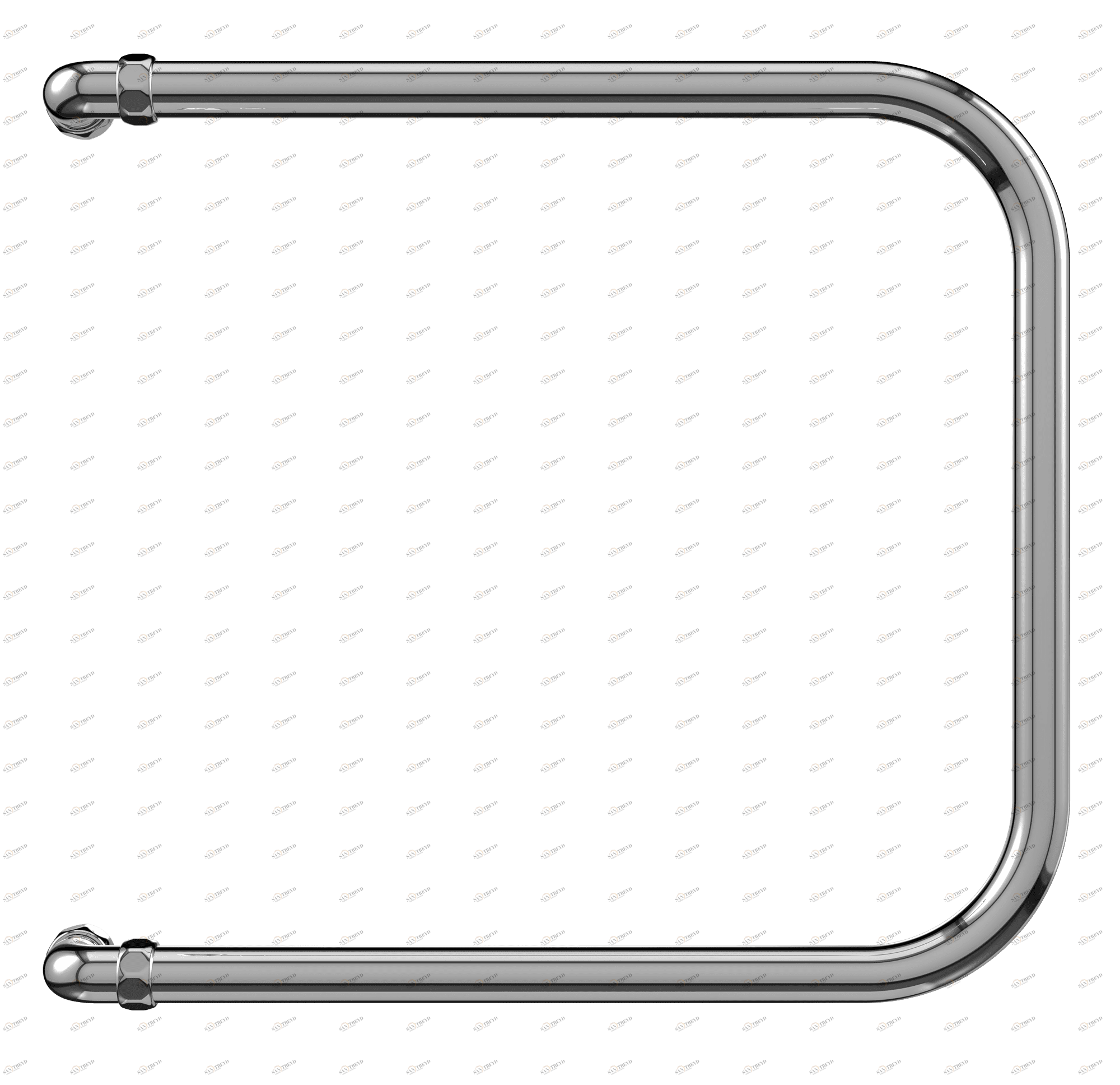 4620768888205 ЭКОНОМ Эконом П-обр AISI 32х2 320х400 Полотенцесушитель TERMINUS Нержавеющая сталь