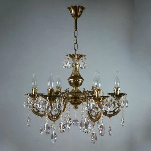 Подвесная люстра Ambiente Aria 8818/6 PB Tear drop AMBIENTE ДИЗАЙНЕРСКИЕ, ARIA 181511 Бронза