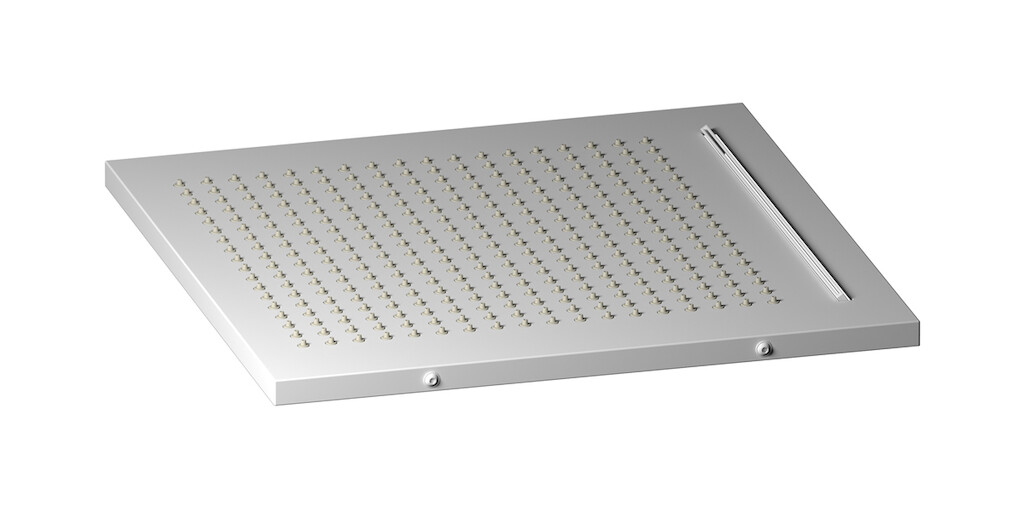 Полувстроенный верхний душ с режимами - дождь и водопад WE ARE IB av360bo Matt White Aqua