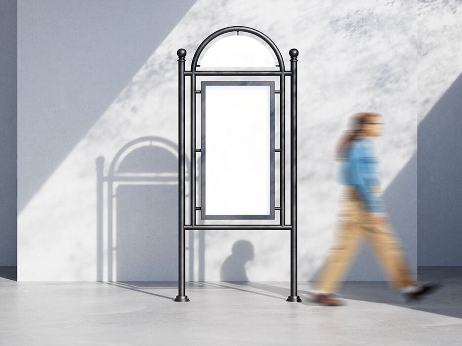 Гальванизированная стальная доска объявлений общественных пространств DIMCAR ARCH-00140268 - Вид №1