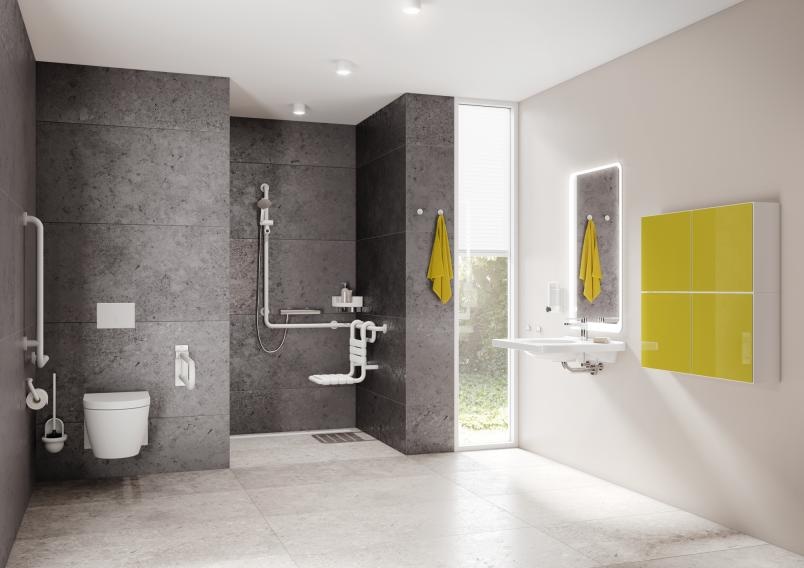 477.20B100 Набор туалетных щеток HEWI Edition matt | Polyamid  - Вид №15