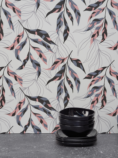 Стеновые панели - Терраццо ливз LIGRON LIST82 2355 - Вид №9