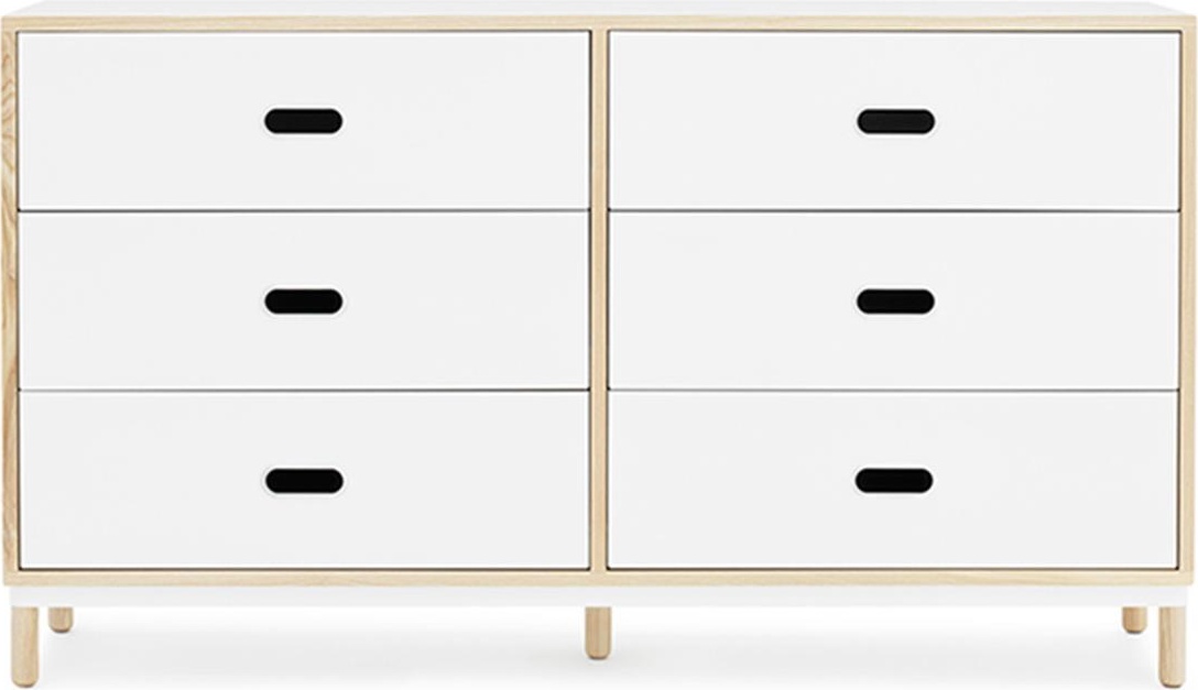 601049 Комод w. 6 ящиков белый Normann Copenhagen Kabino 