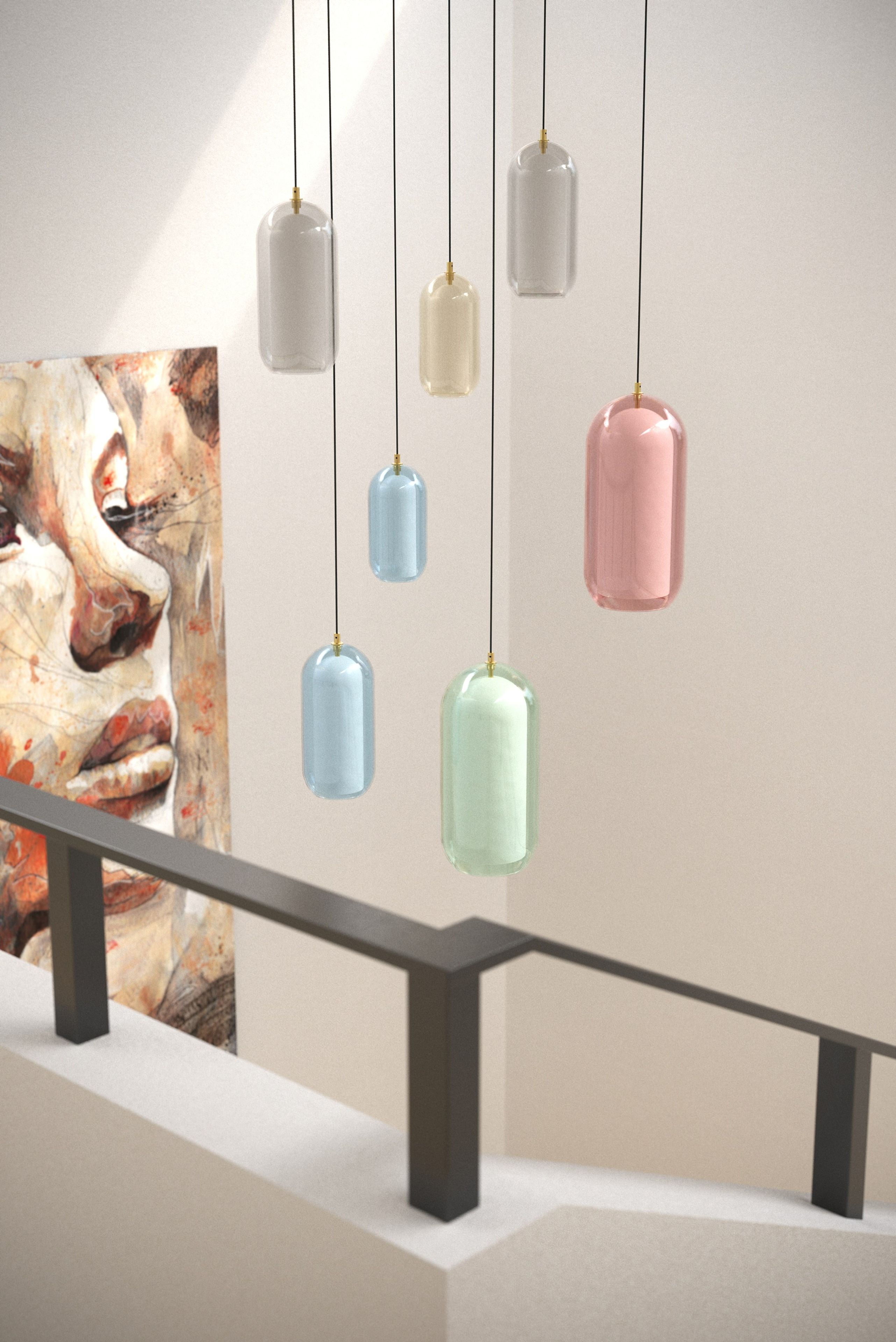 Подвесной светильник из дутого стекла Cangini & Tucci Aeron ARCH-00086105 - Вид №2