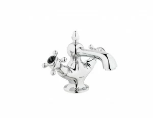 035006.N00.00 Смеситель для раковины на одно отверстие, черный фарфор Золото 24К