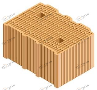 T2D Кирпичный блок Ecopor® ssc 435