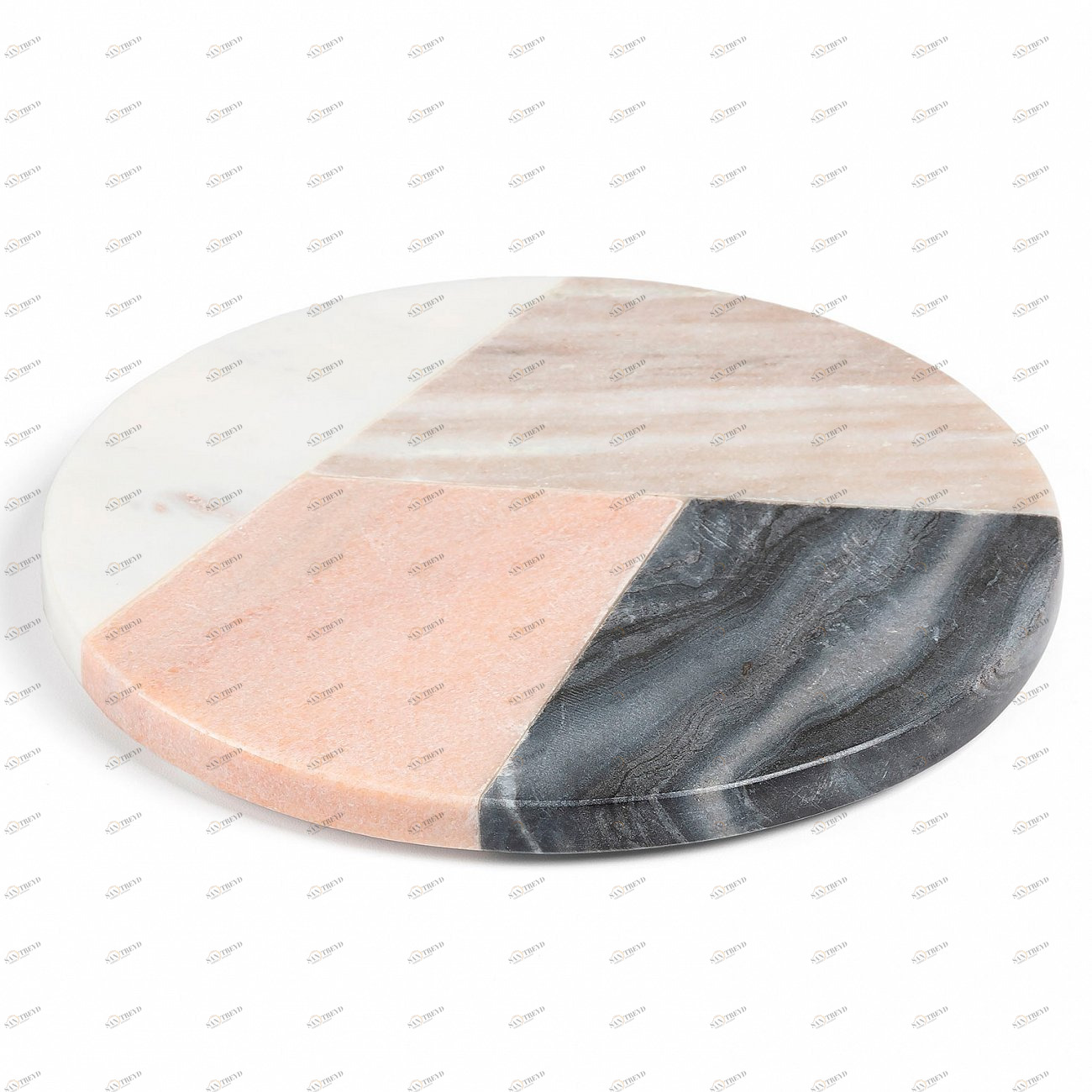 Доска разделочная круглая мраморная 20х20 см Bradny от La Forma LA FORMA BRADNY 344436 Разноцветный 