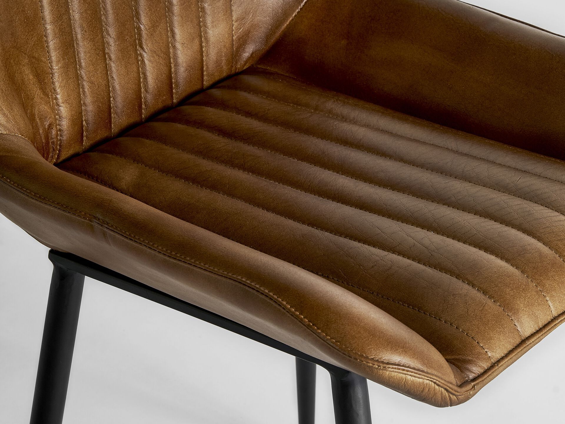 Кожаный мягкий стул Vical Home Мортон ARCH-00146197 - Вид №6