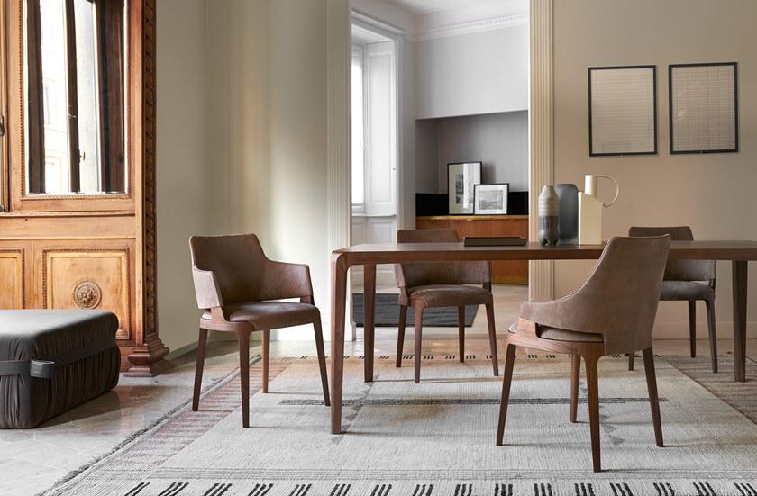 Potocco Мягкое кожаное кресло Velis 942 - Вид №2