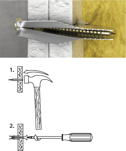 6114121 Лёгкие Крепление BIS XL монтаж в двуслойном гипсокартоне WALRAVEN  - Вид №2