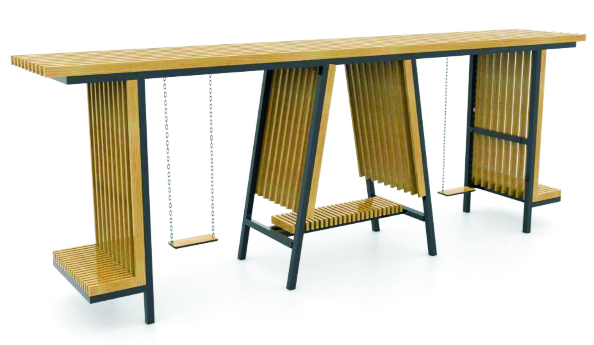 13994 ПРАГА Стэйтон 2, качели городские LAB.Space 