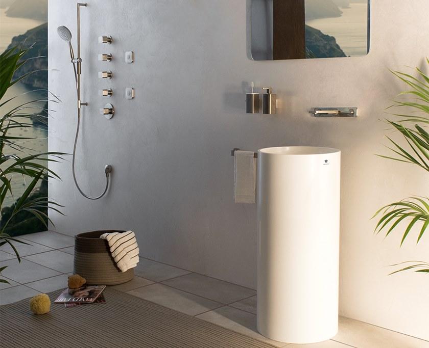 Fu92co035 Напольная раковина стоящая овальная GUGLIELMI  - Вид №1