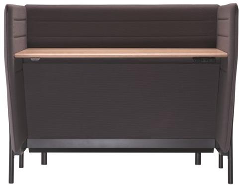 Alias Индивидуальное рабочее место с звукопоглощающими перегородками Eleven high desk sun-id-1345428 - Вид №1