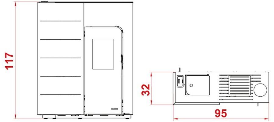 PALAZZETTI Пеллетная печь из стали и стекла класса а + Ginger sun-id-1387996 - Вид №3