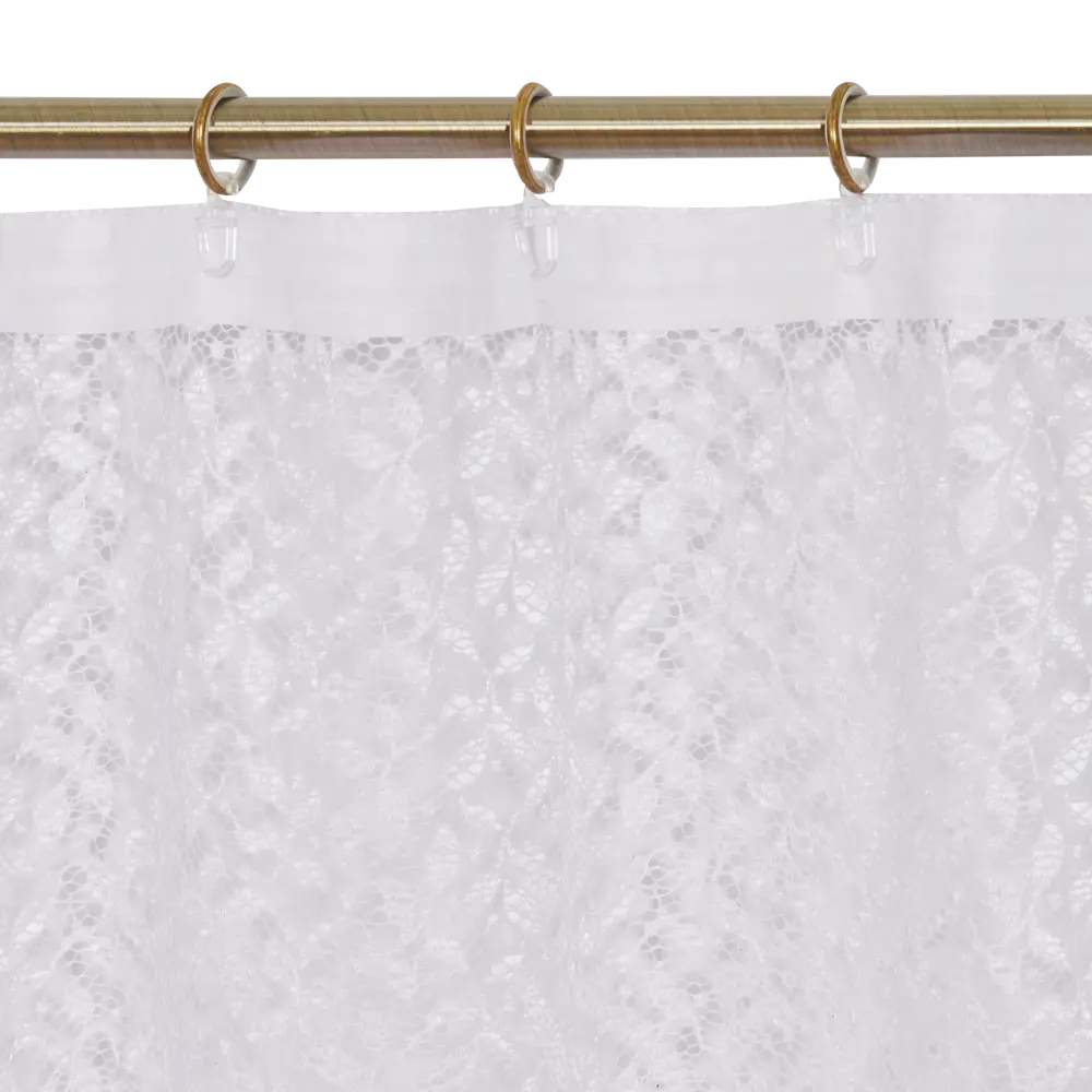 Тюль на ленте Premium 250x260 см цвет белый AMORE MIO STLM-2205224 - Вид №4