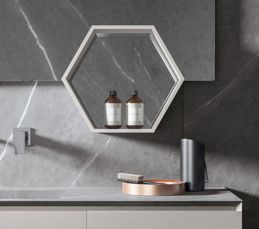 BMT Подвесная тумба под умывальник с ящиками Ikon Ik-10 - Вид №2