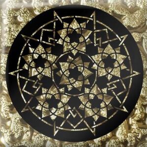 Напольная вставка Зодиак золото 8х8