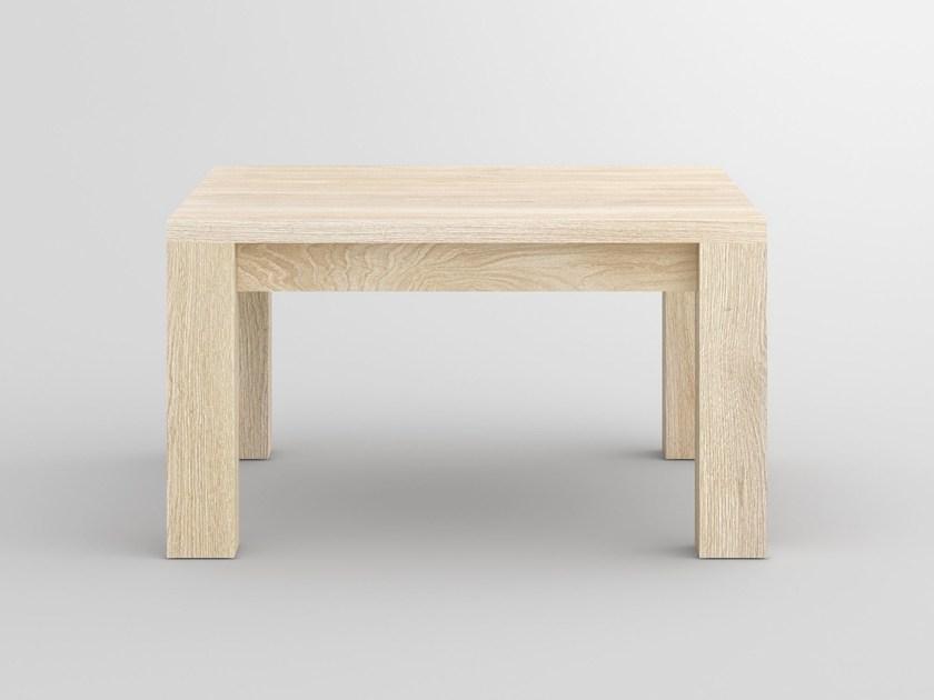 Vitamin Design Низкий квадратный журнальный столик из массива дерева Cubus sun-id-1511763 - Вид №1