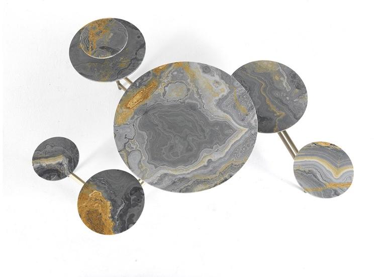 Gianfranco Ferré Home Круглый журнальный столик из мрамора  Doe.232.a  - Вид №2