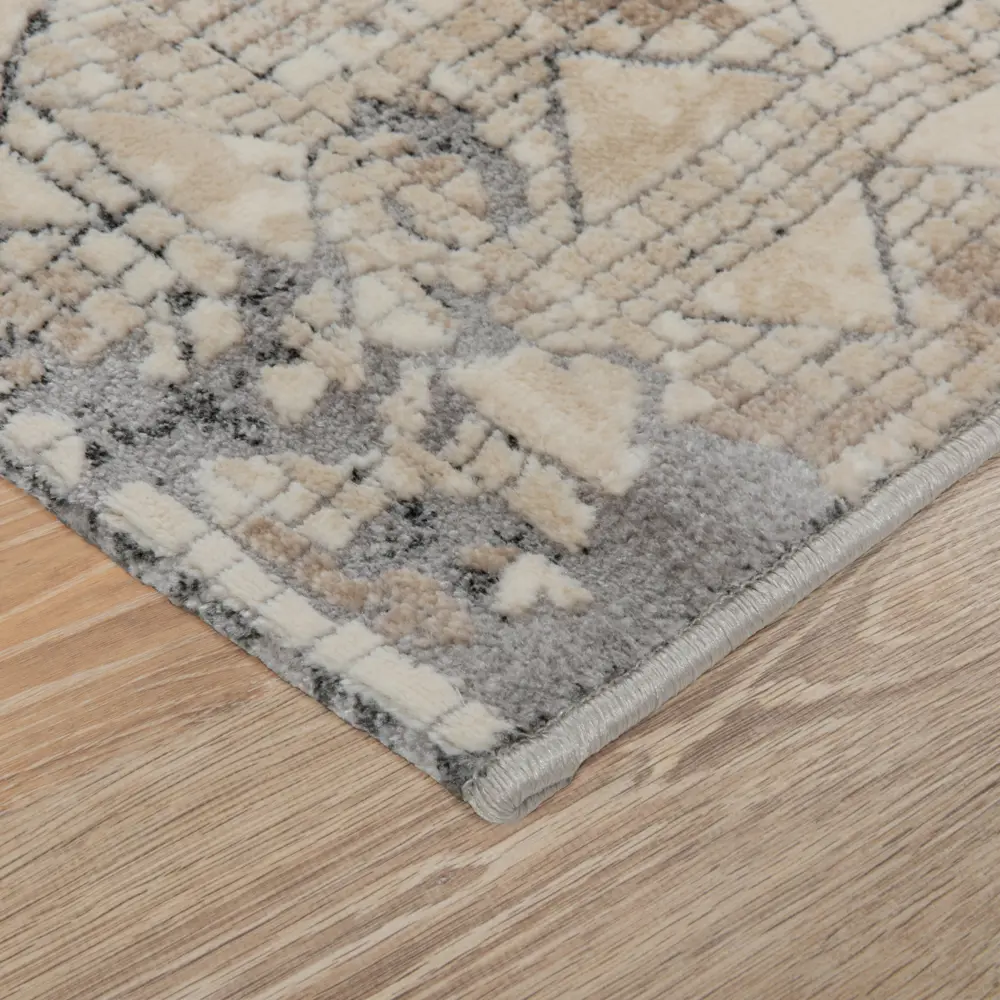 Ковер полипропилен Nika 0A863A 60х110 см цвет бежевый STLM-2148845 - Вид №1