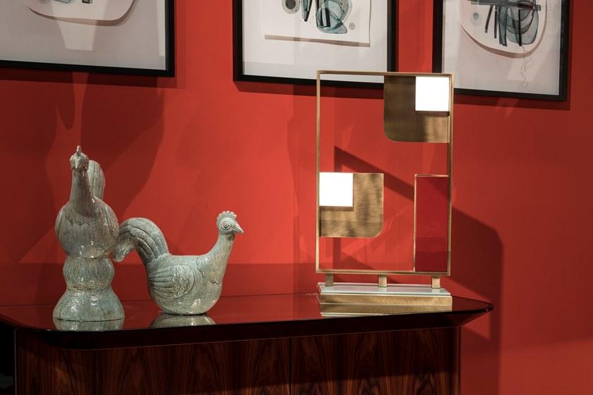 MARIONI Настольная лампа из латуни Sunset 02910 - Вид №4