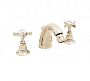 Gentry Home Смеситель для раковины Style на три отверстия с всплывающей пастой Ascot Incalux GH102507