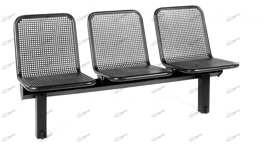 Euroform W Скамья металлическая со спинкой на балке  71m/1 /1.2 /1.3 