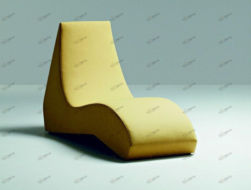 La Cividina Мягкий шезлонг в современном стиле Stones sun-id-1375330