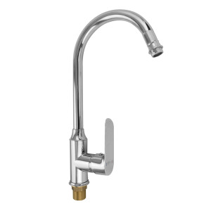 GFmark - Смеситель кухонный, шаровый, боковой, хромированный, код: 5354