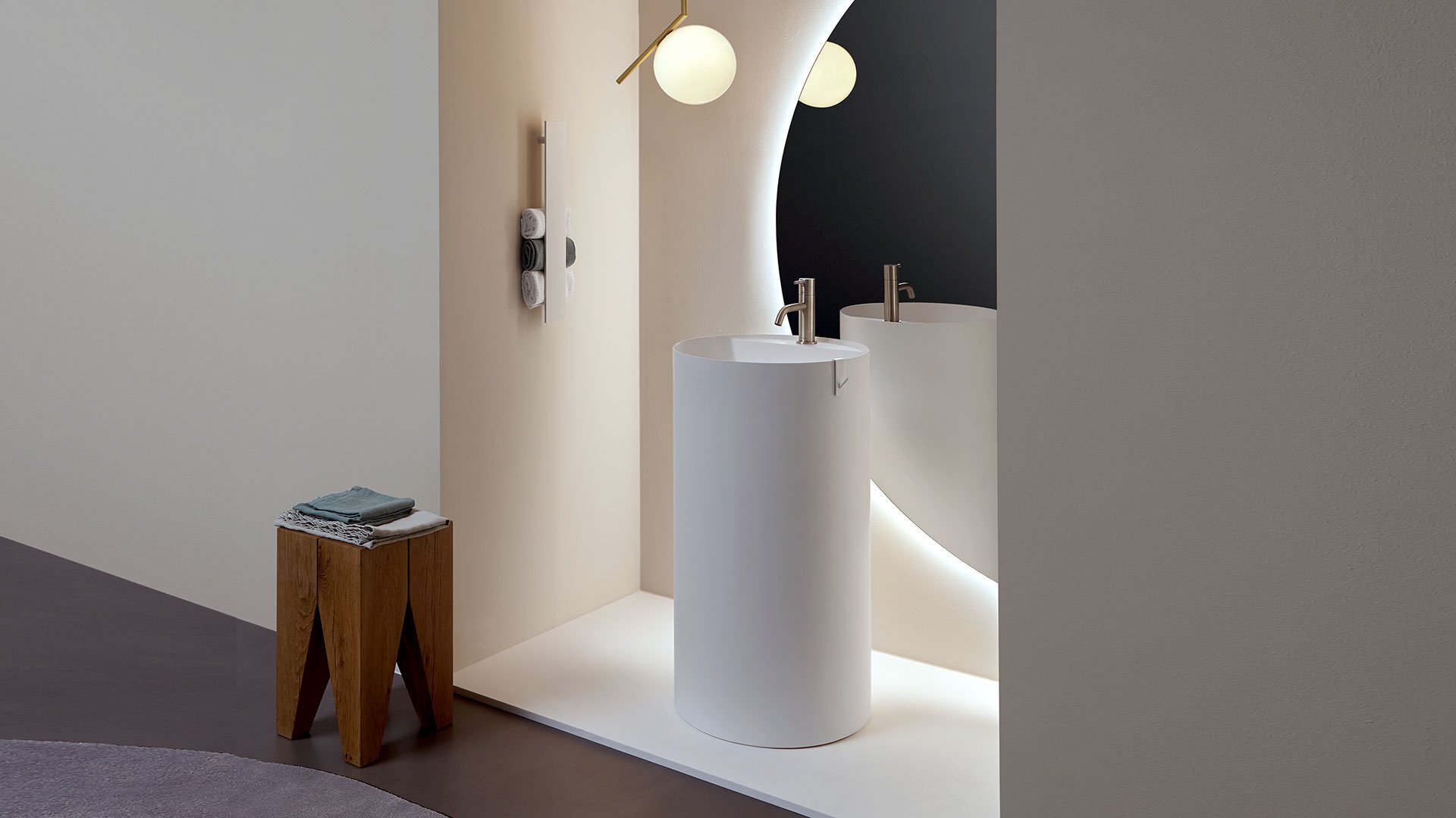 Simplo85 Напольная раковина стоящая прямоугольная Antoniolupi  - Вид №6