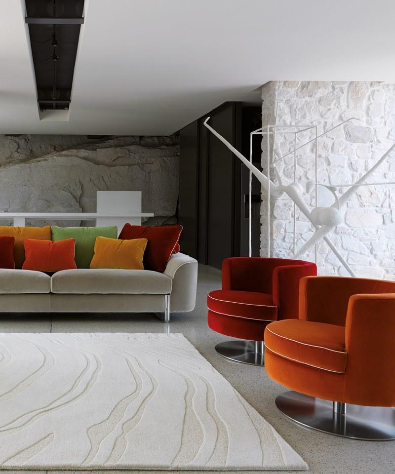 Borzalino Вращающееся кресло из бархата sun-id-1505808 - Вид №1