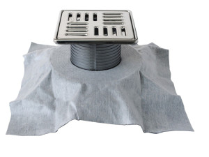 Сифонированная крышка люка из полипропилена с нетканым материалом и решеткой из нержавеющей стали