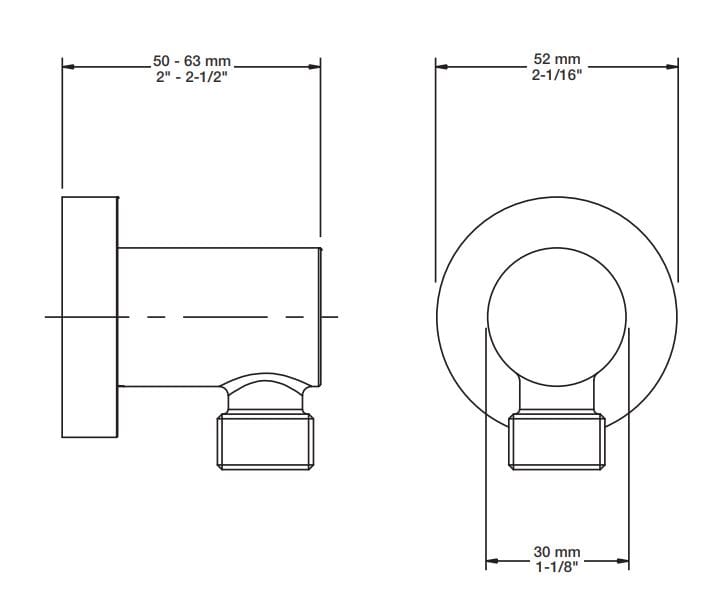 Набор термостатических встраиваемых ванн с ручным душем BARIL Zip B66 ARCH-00139206 - Вид №9