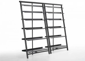 Midj Книжный шкаф с открытой стенкой из крашеного металла Suite