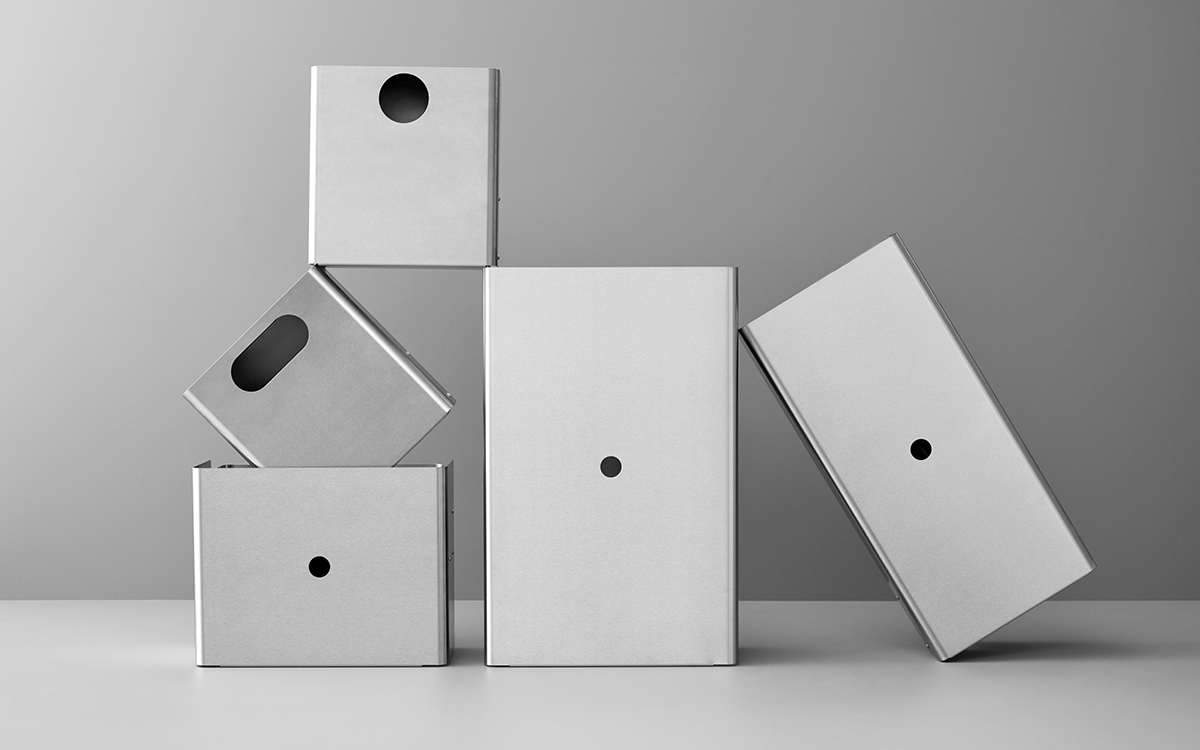 14709702010 Мусорное ведро для бесконтактного диспенсера бумагиd line Knud Holscher  - Вид №2