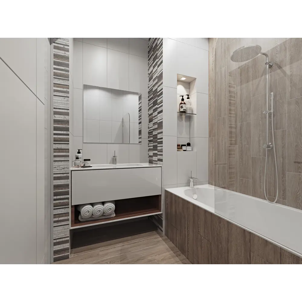 Керамогранит Mix 60x15 см, 2 шт BELANI STLM-2056885 - Вид №4