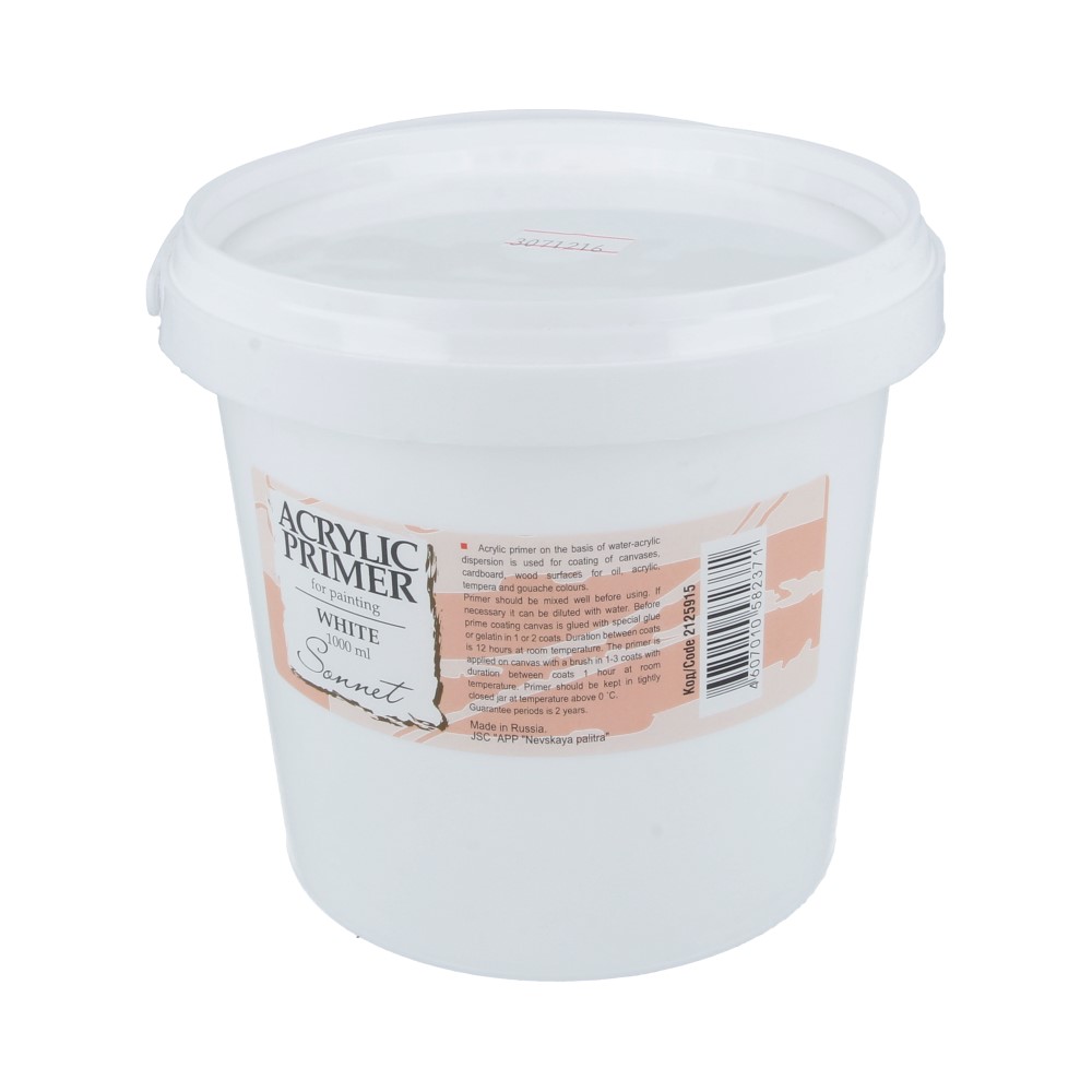 2125915 Грунт акриловый 1000 мл белый Сонет 