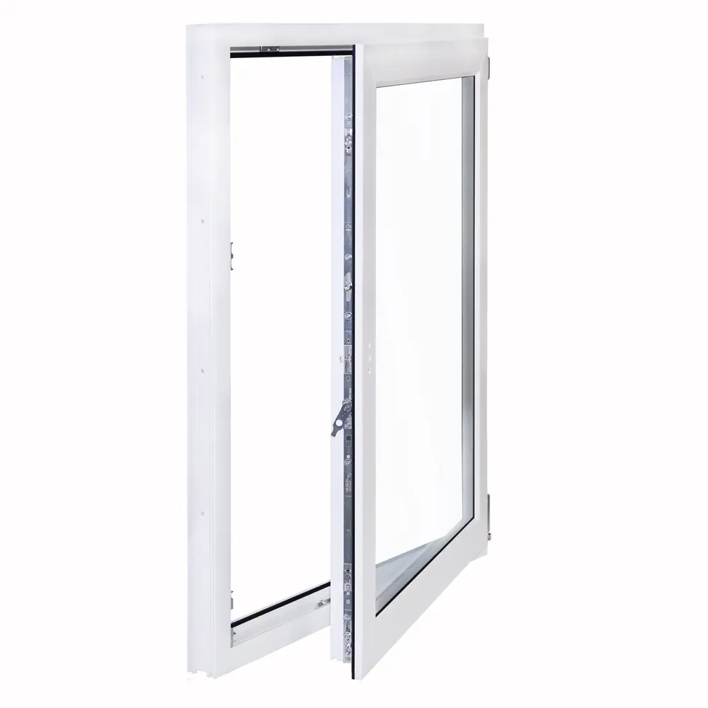Окно пластиковое ПВХ Deceuninck одностворчатое 1200x800 мм (ВхШ) стекло 4 мм поворотное белый STLM-2037960 - Вид №2