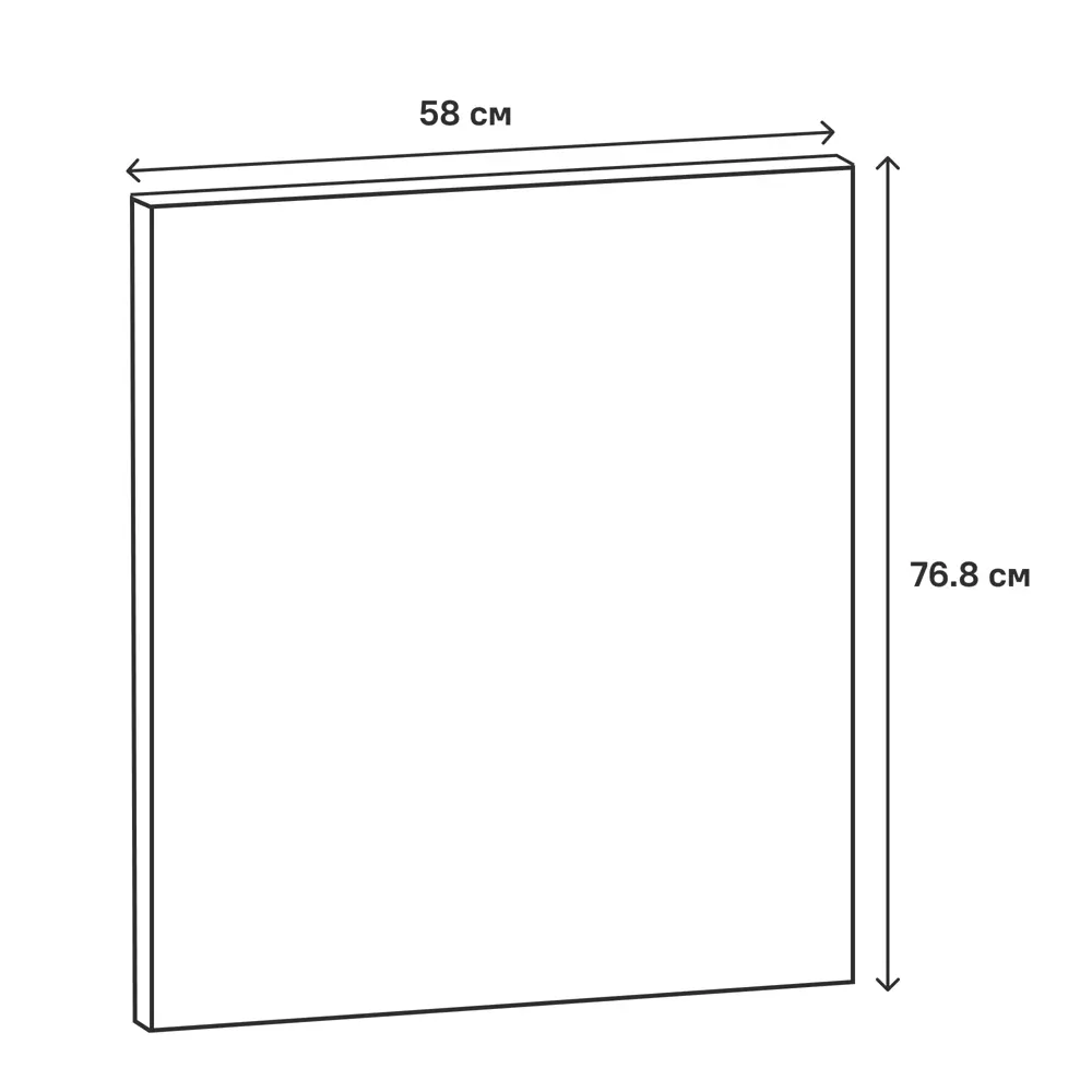 Фальшпанель Delinia ID Касли для кухонного шкафа 58×76.8 см 86880986 STLM-0882983 - Вид №12