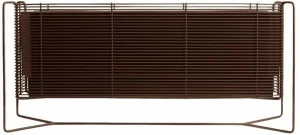 Hobby Flower Низкий прямоугольный горшок из нержавеющей стали с автоматическим поливом Zen