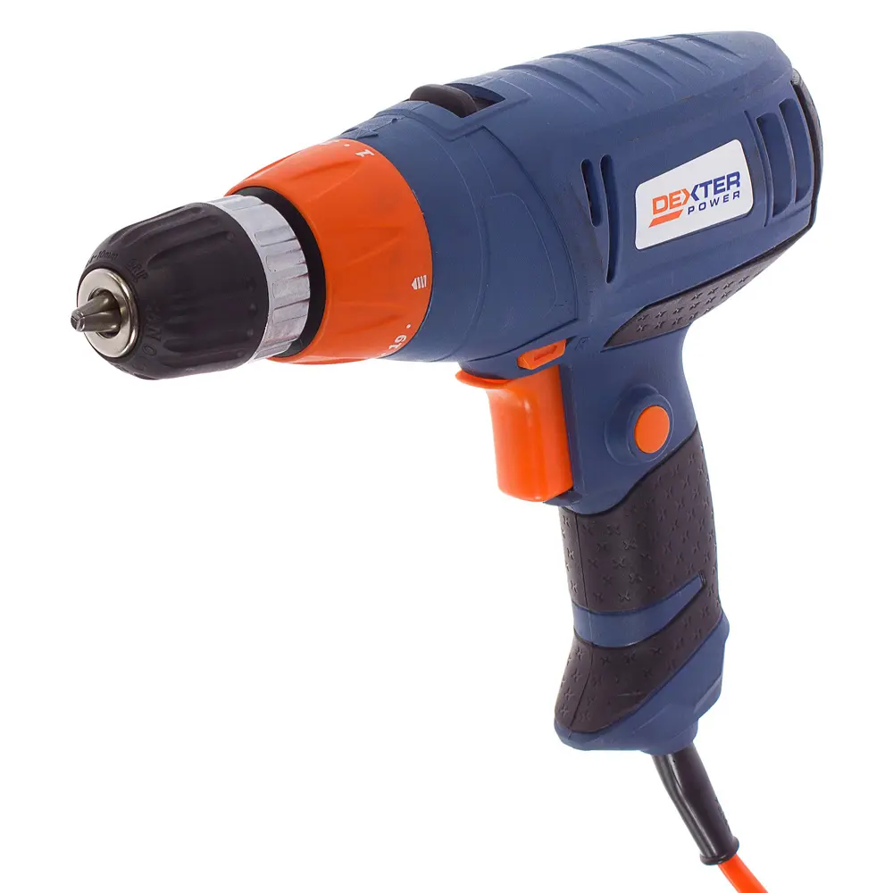 Дрель сетевая Dexter J1Z-HW09-10, 350 Вт 18130410 STLM-2071253 DEXTER POWER 