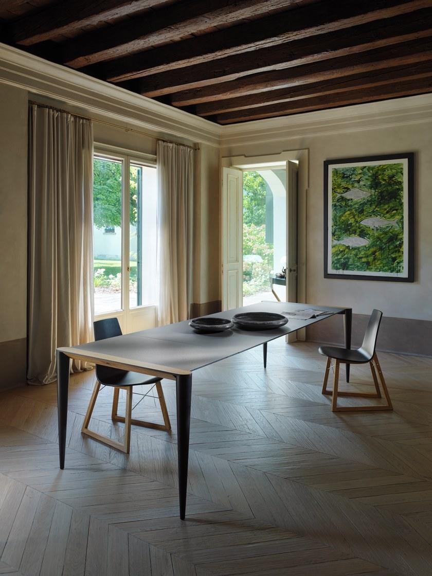 Casamania & Horm Раздвижной прямоугольный стол из феникса и металла sun-id-1492721 - Вид №7