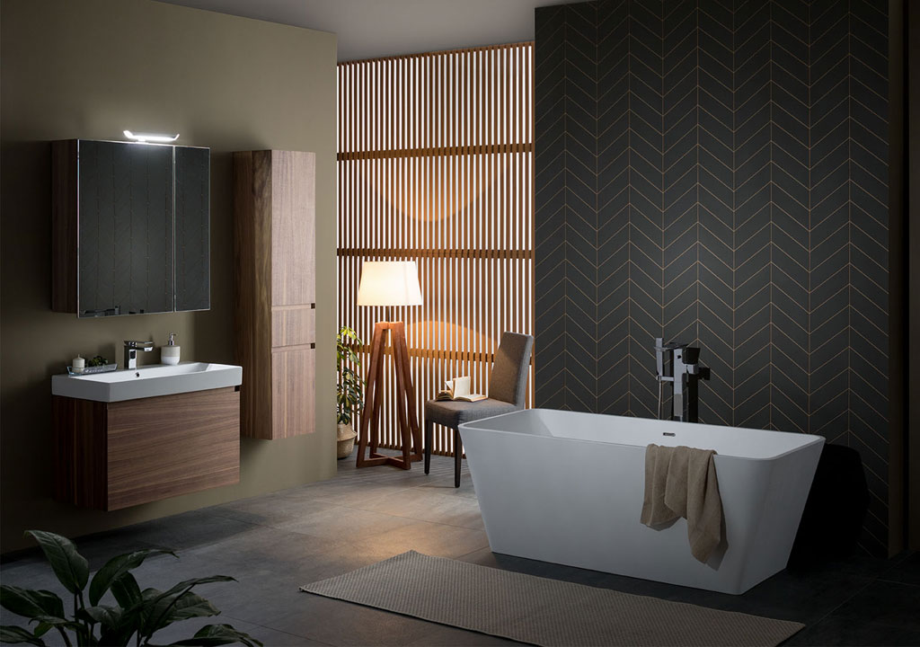 Мебель для ванной Aquanet Нью-Йорк 85 орех 00211661 - Вид №4