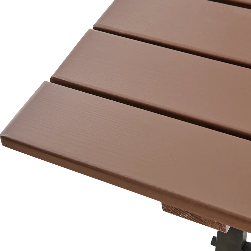 Стол садовый разборный Garden 146x75x60 см металл/дерево каштановый 82608836 STLM-2199281 Santreyd - Вид №3
